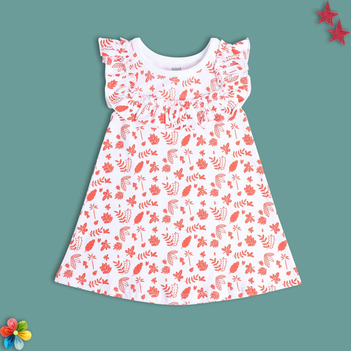 Girls Multicolor Pack Of 1 Dress