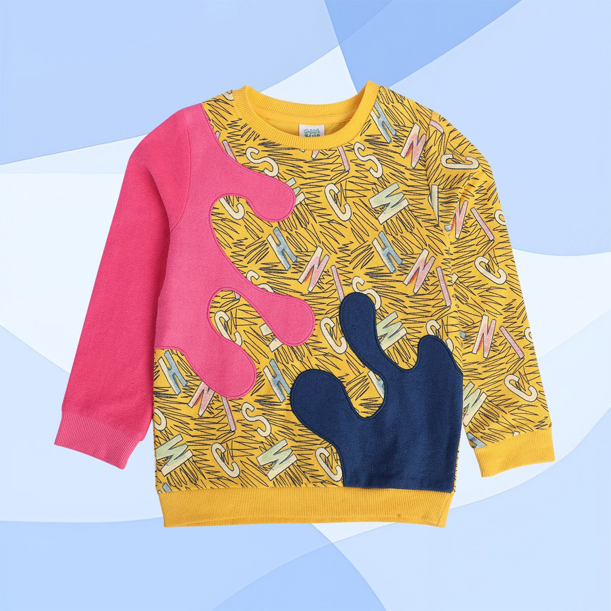 Girls Yellow Sweat Shirt