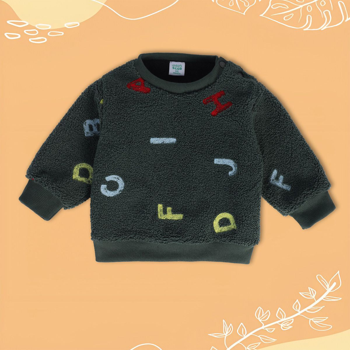 Boys Green Pack Of 1 Sweat Shirt