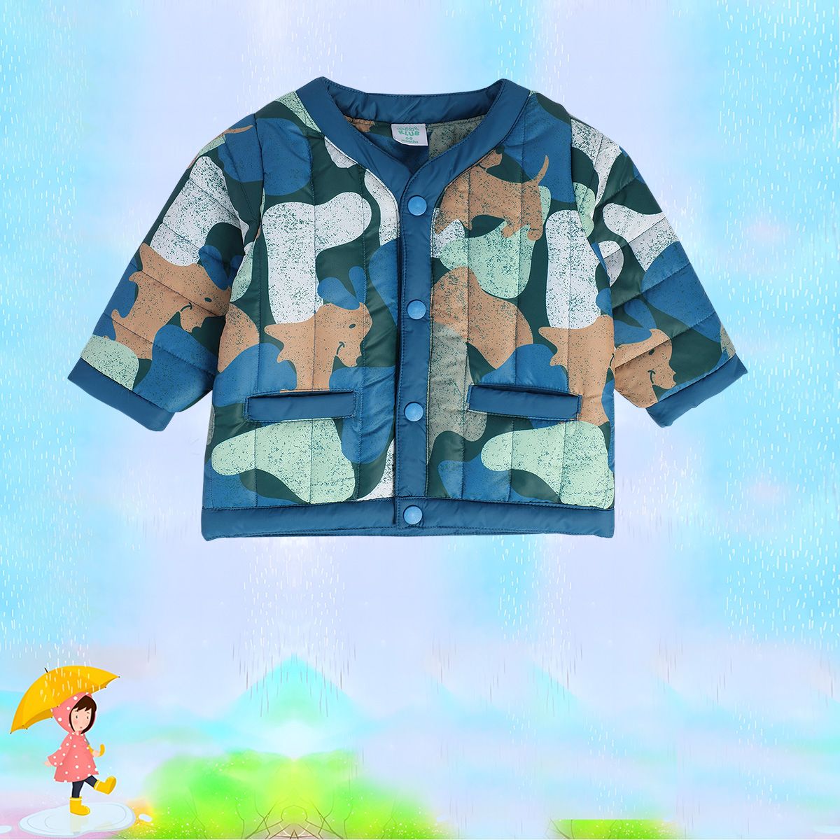 Boys Blue Pack Of 1 Jacket