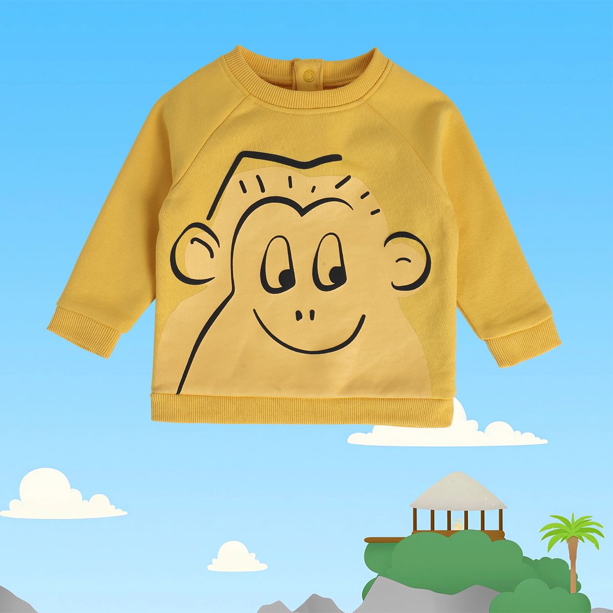 Boys Yellow Sweat Shirt