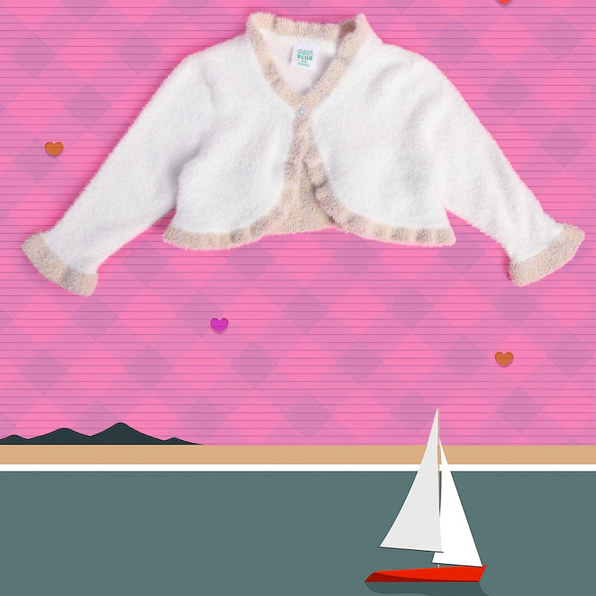 Girls White Pack Of 1 Shrug