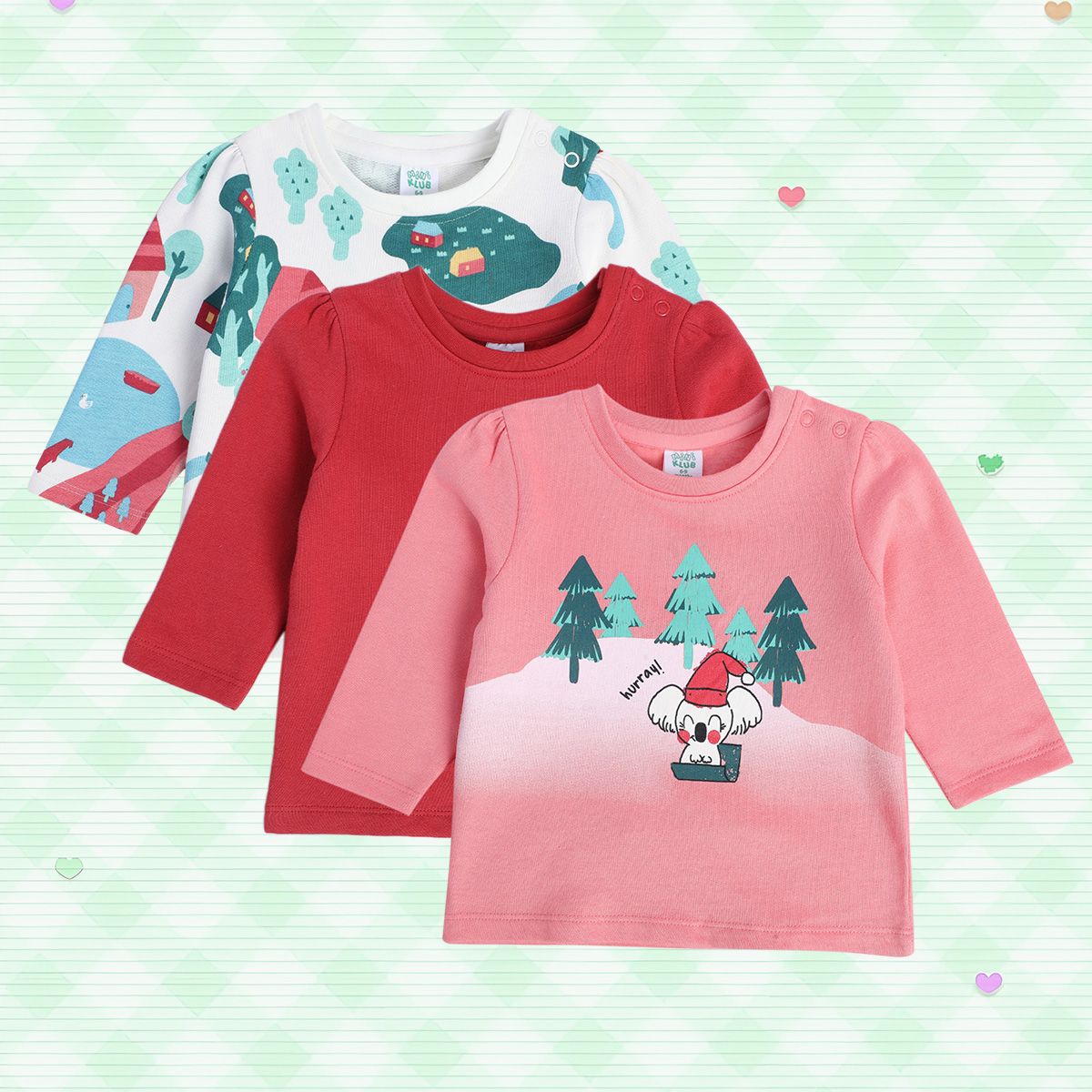 Girls White Knit Top