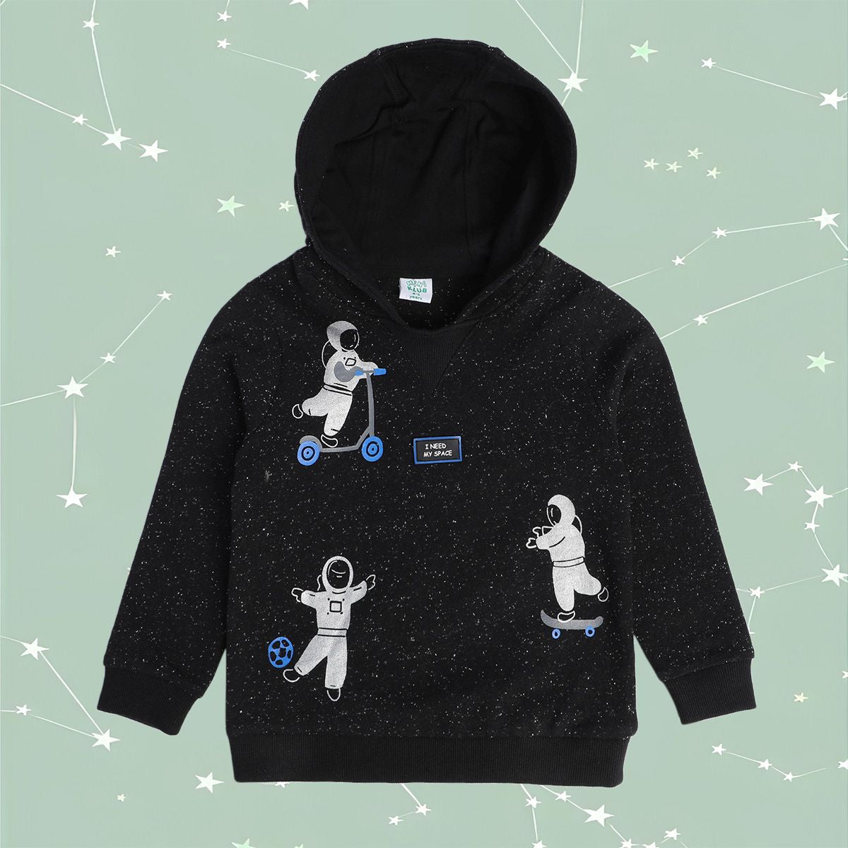 Boys Black Sweat Shirt