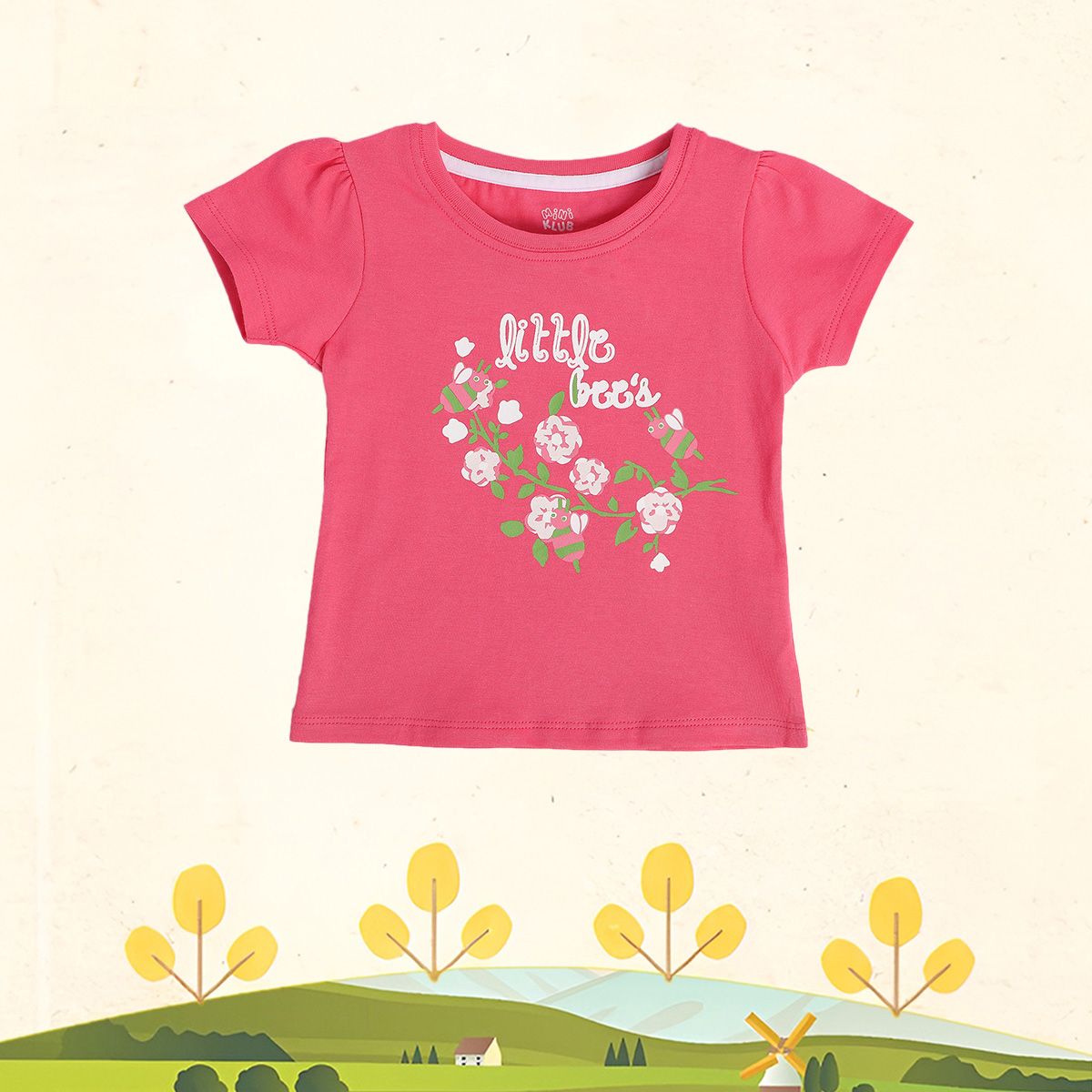 Girls Pink Pack Of 1 Knit Top