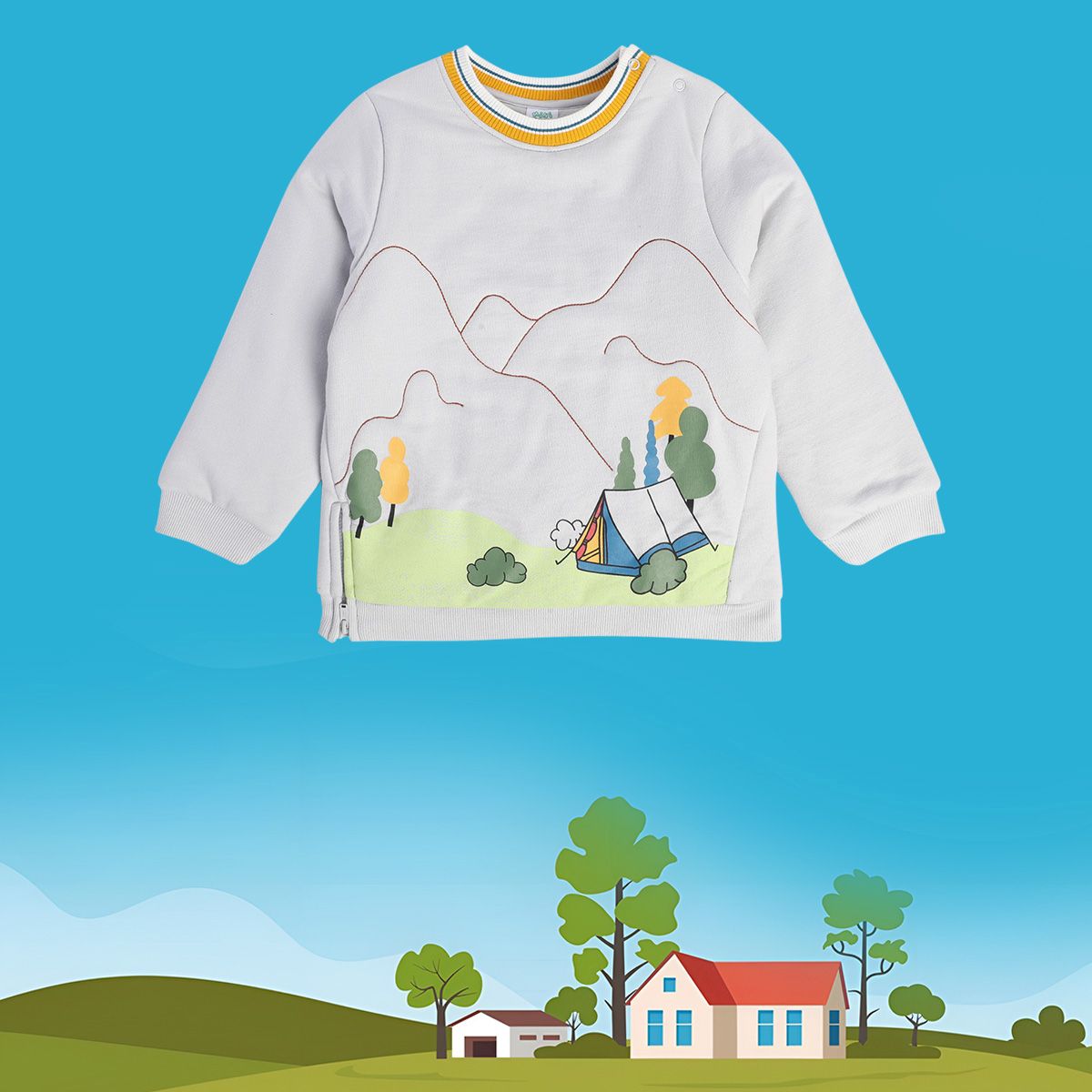 Boys Grey Sweat Shirt