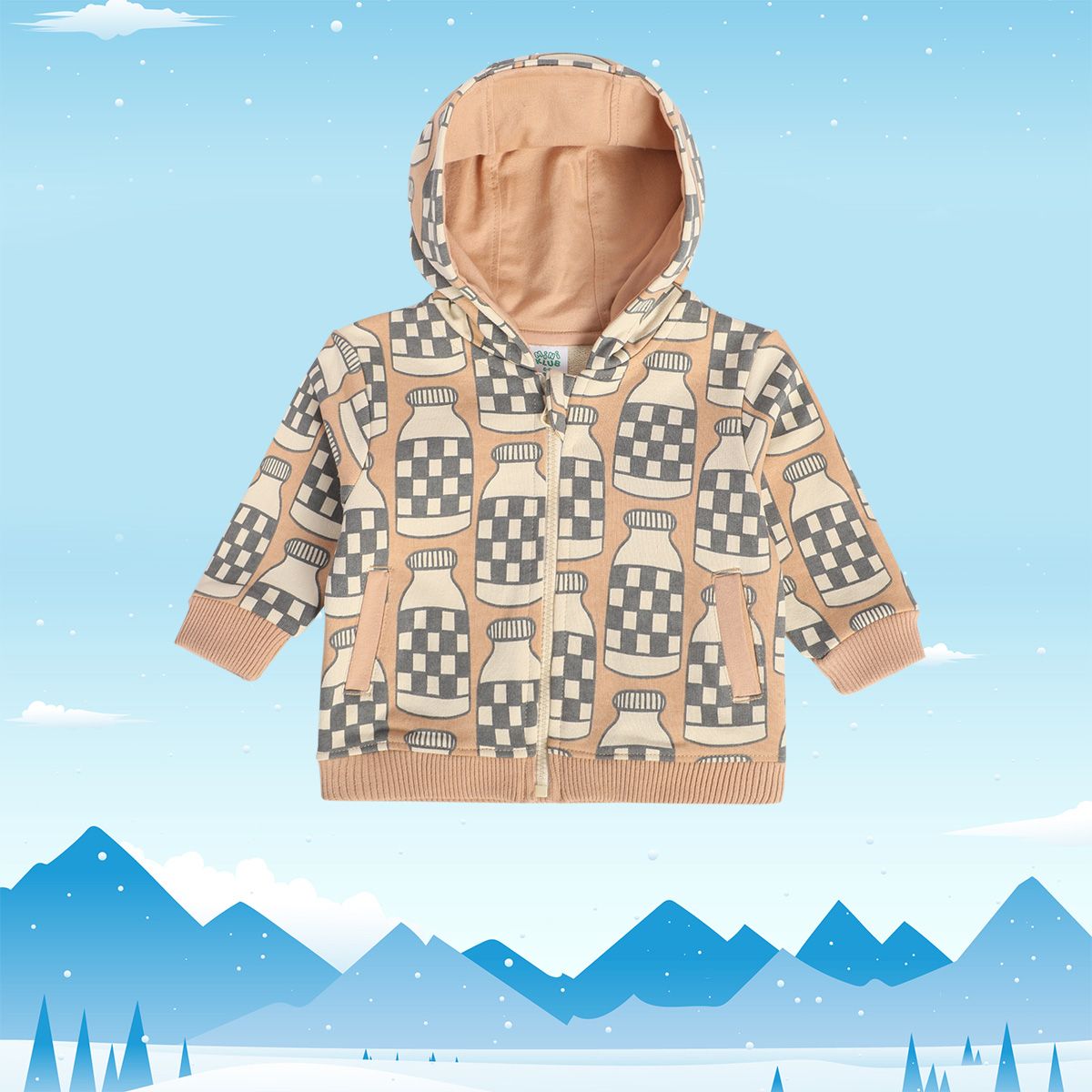 Boys Beige Pack Of 1 Jacket