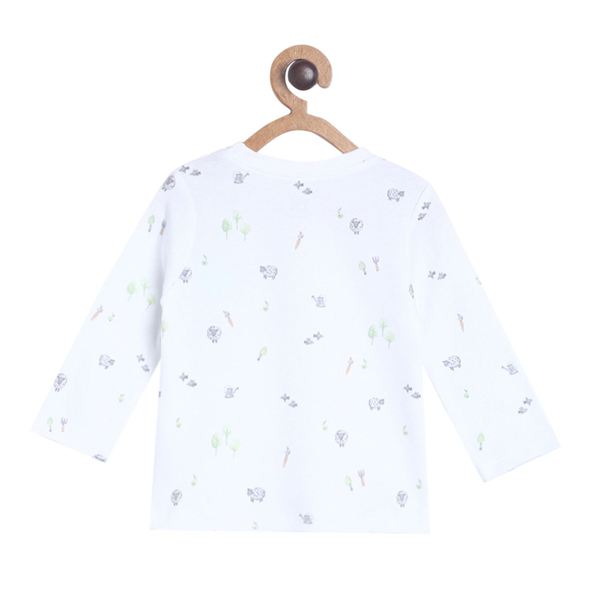 Pack of 2 t-shirt and bottom set - lime for 0-3 Months