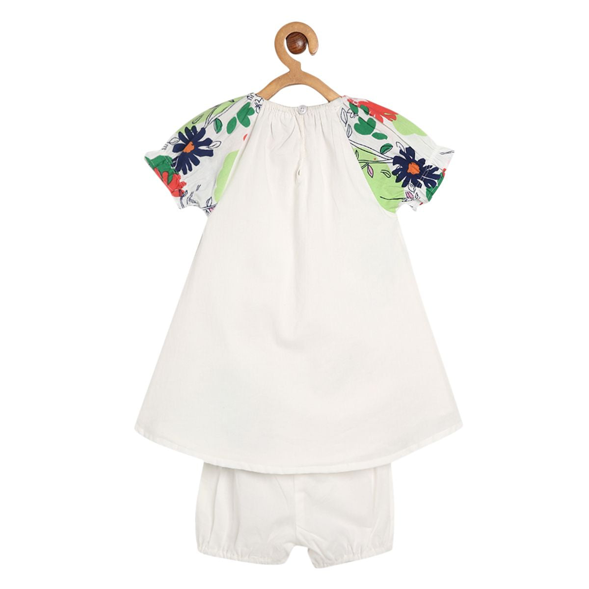 Girls White Pack Of 1 Dress