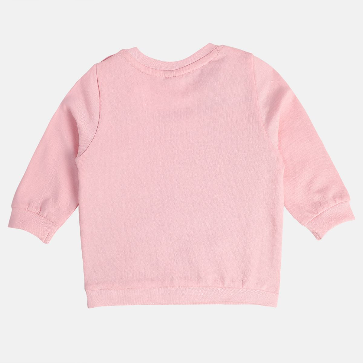 Girls Cotton Full sleeves Animal Printed Sweatshirt - Pink