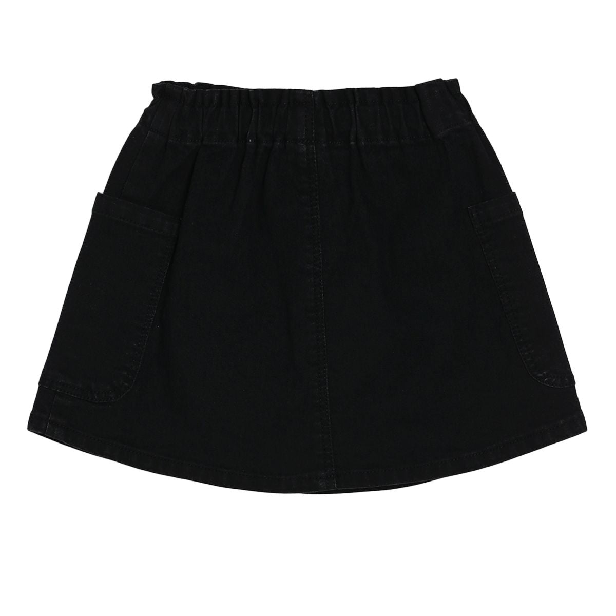 Girls Black Pack Of 1 Skirt