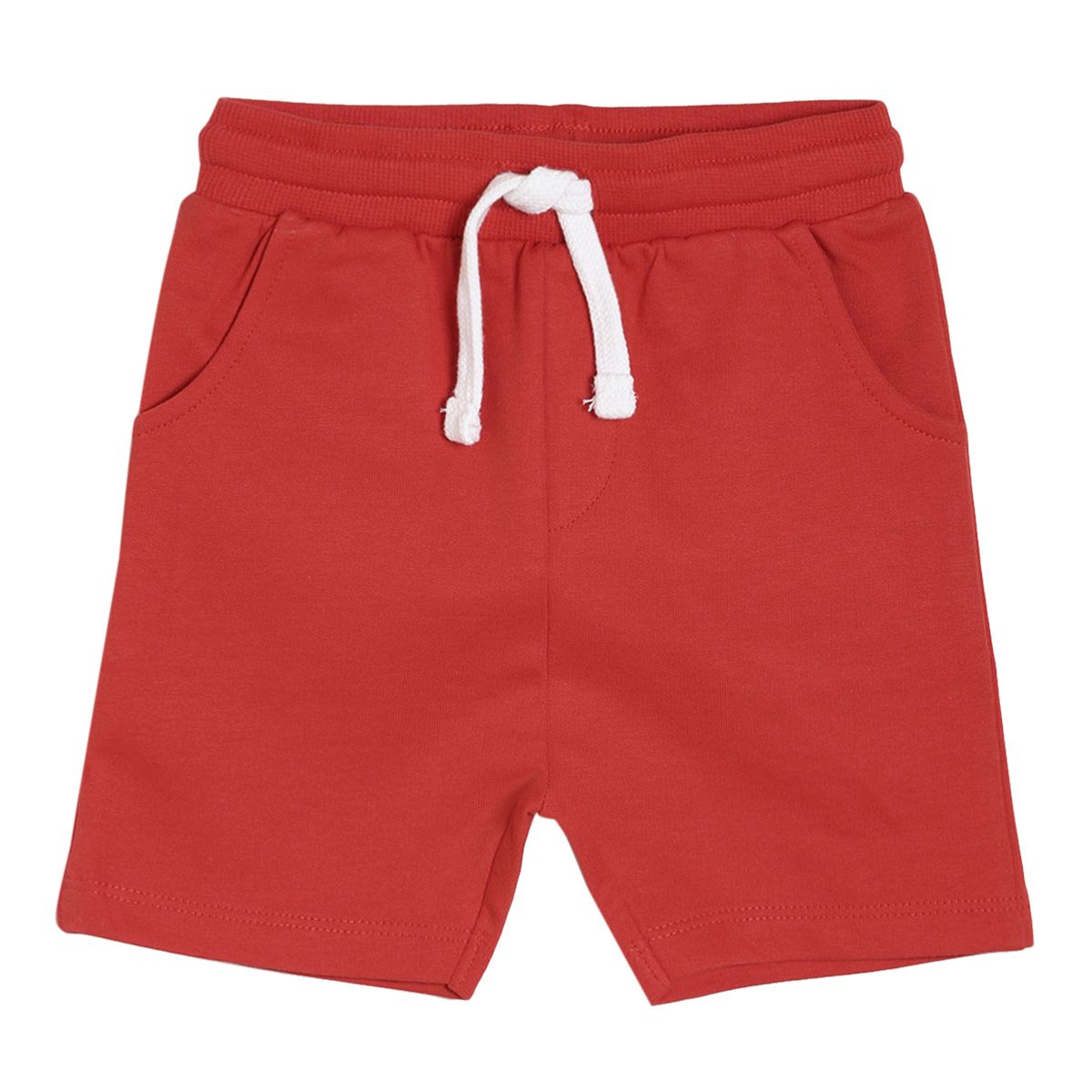 Pack of 1 knit shorts - red for 3-6 Months