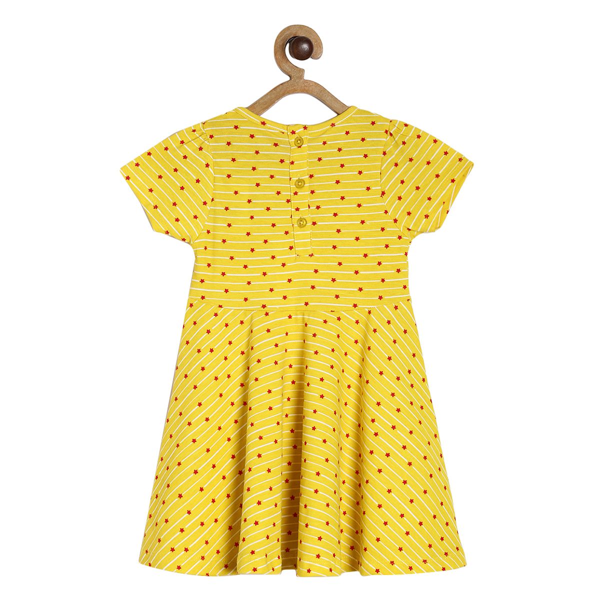 Pack of 1 knit dress - off white for 3-6 Months