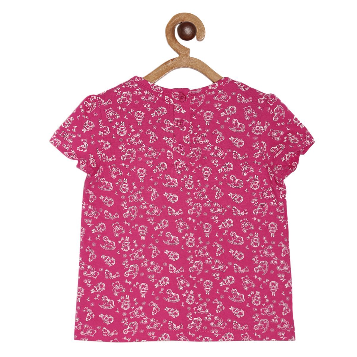 Pack of 1 knit top - dark pink for 3-6 Months