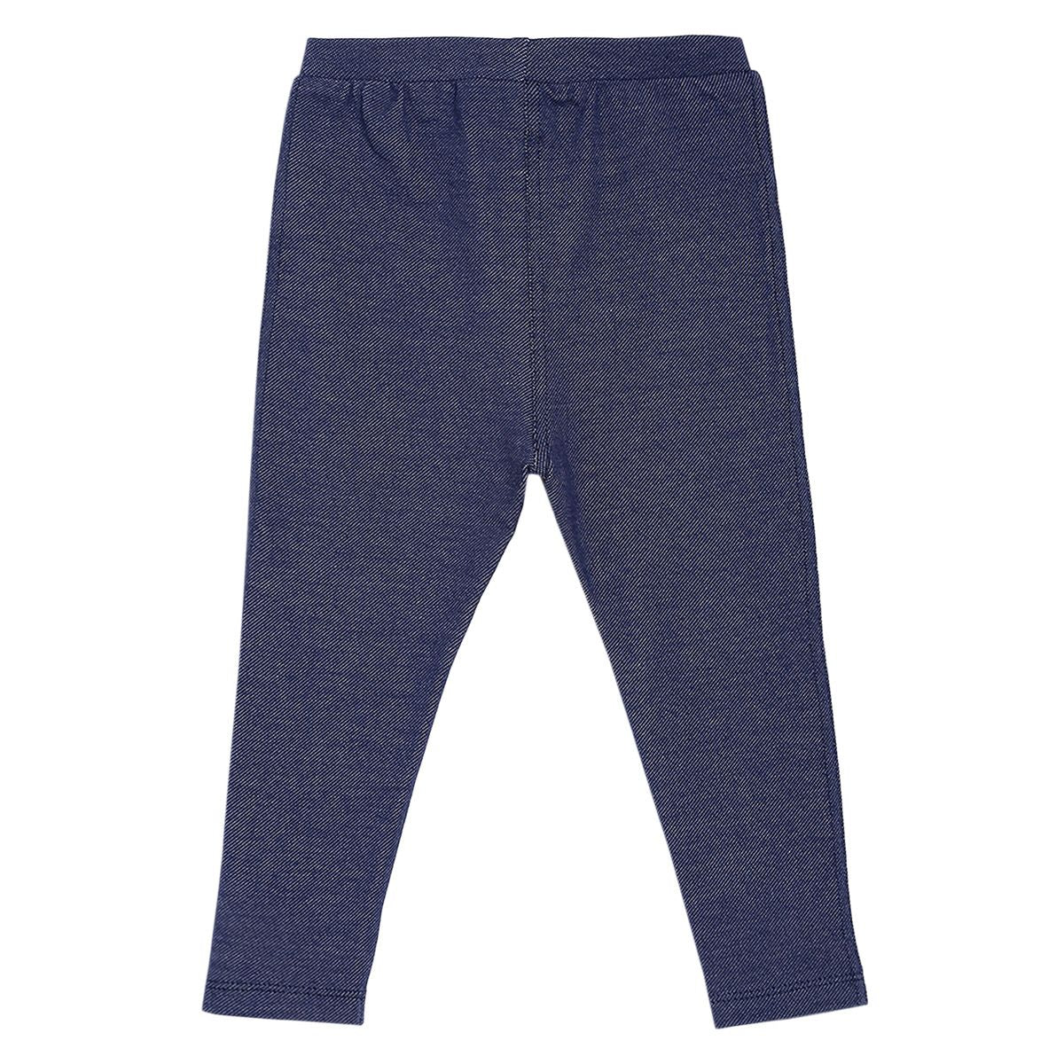 Girls Navy Jegging
