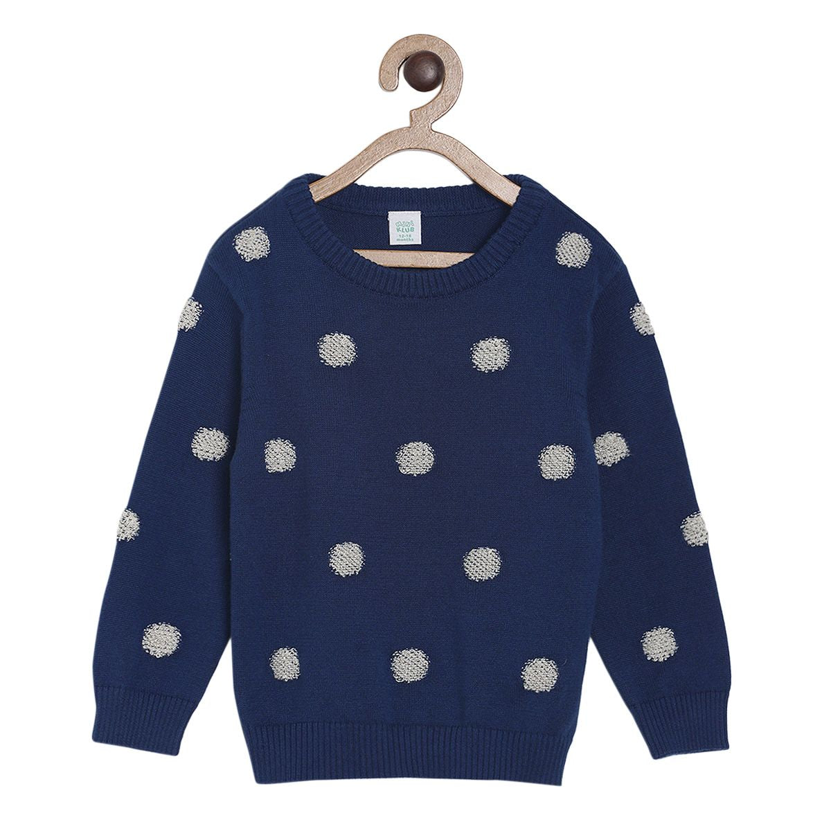 Pack of 1 sweater - navy for 3-6 Months