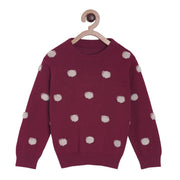 Girls Red Sweater