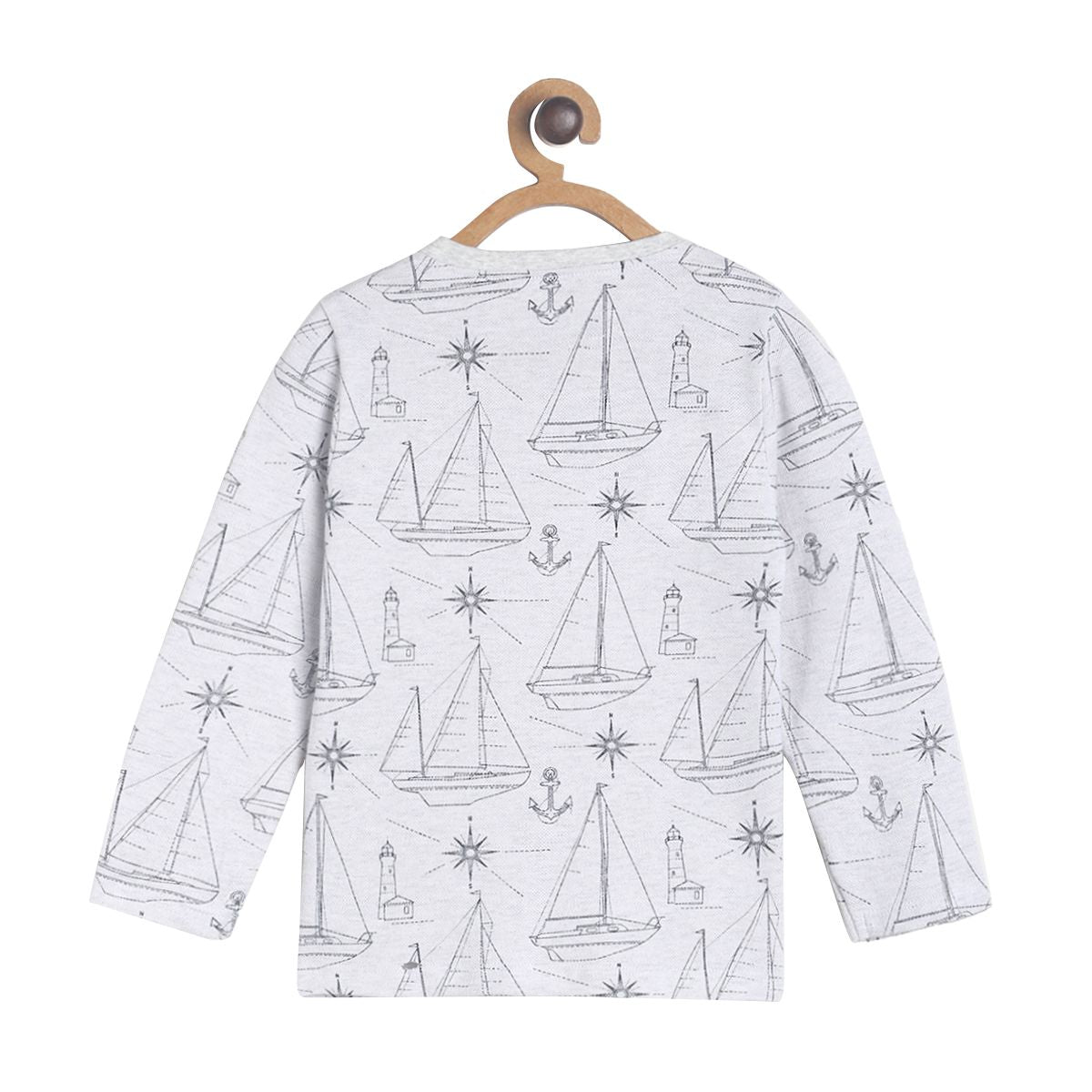 Pack of 2 t-shirt and bottom - grey for 3-6 Months