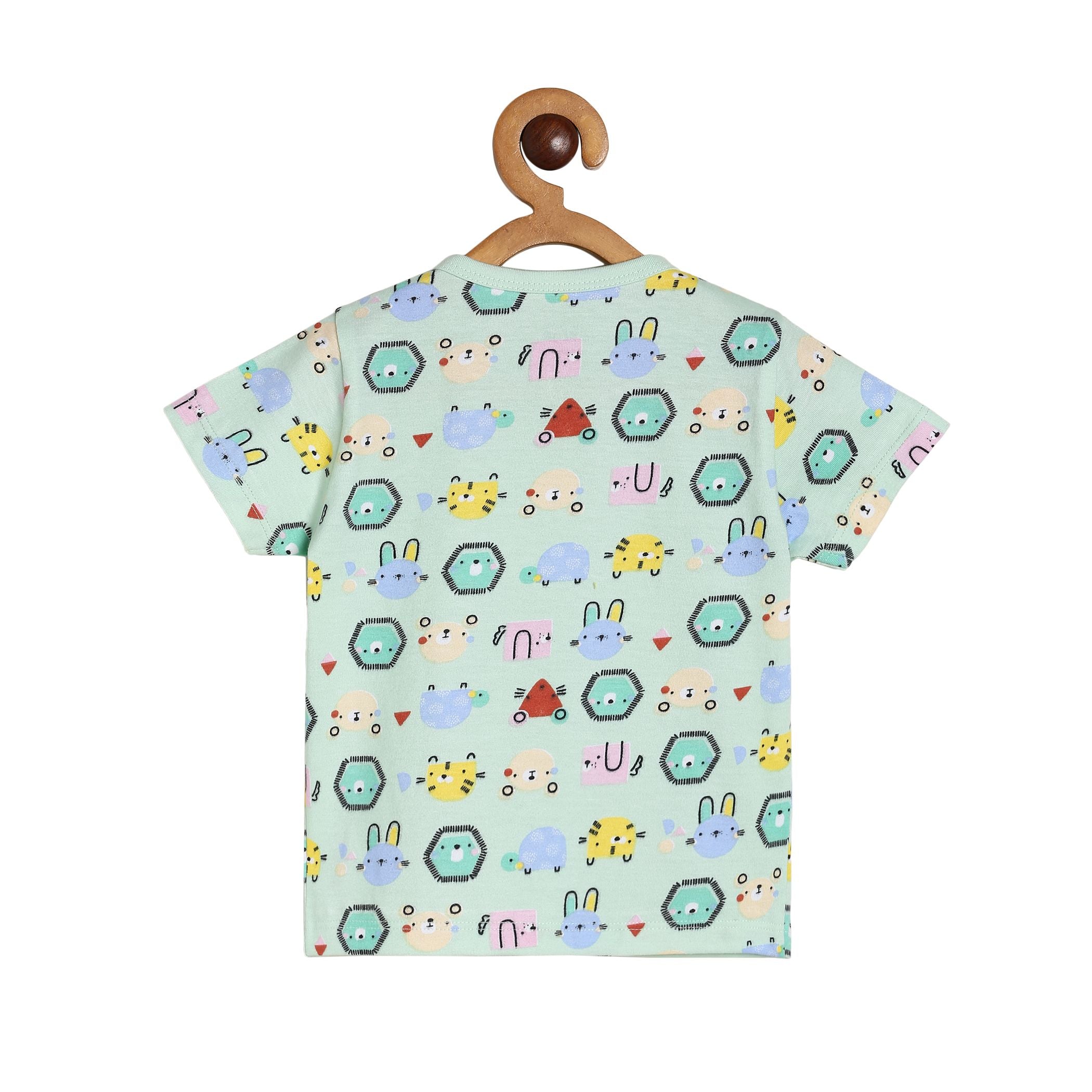 Boys Coral Front Open Vest