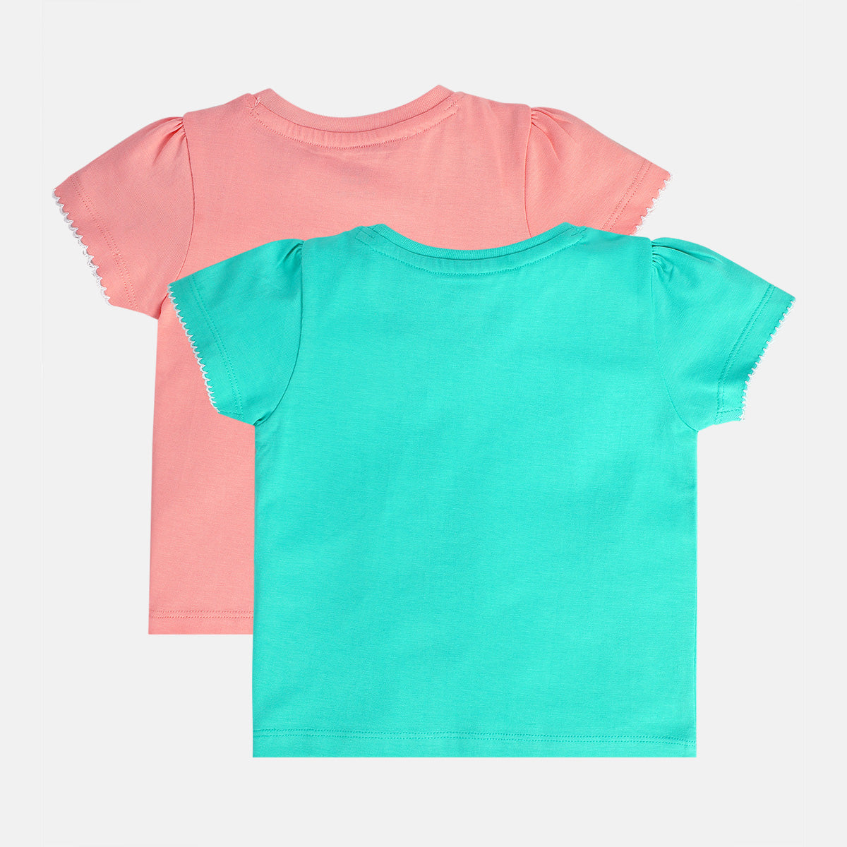 Girls Multicolor Pack Of 2 Knit Top