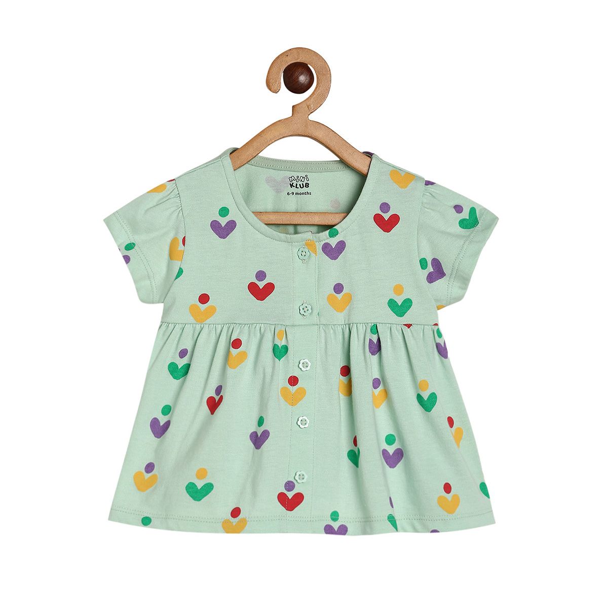 Girls Green Pack Of 2 Top And Bottom