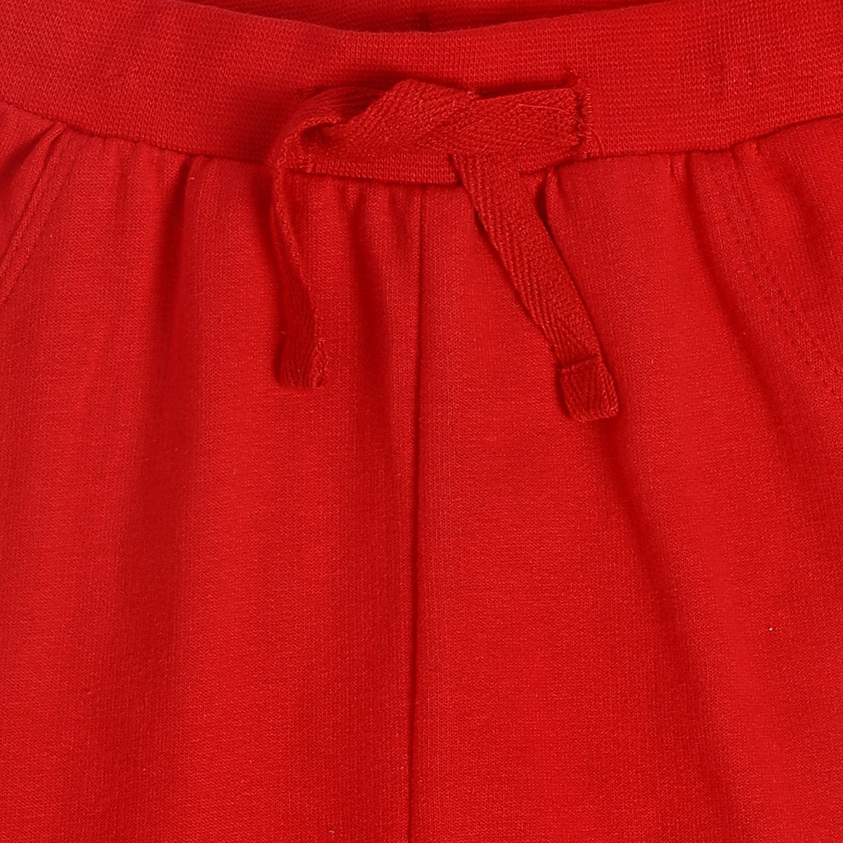Boys Cotton Solid Joggers - Red
