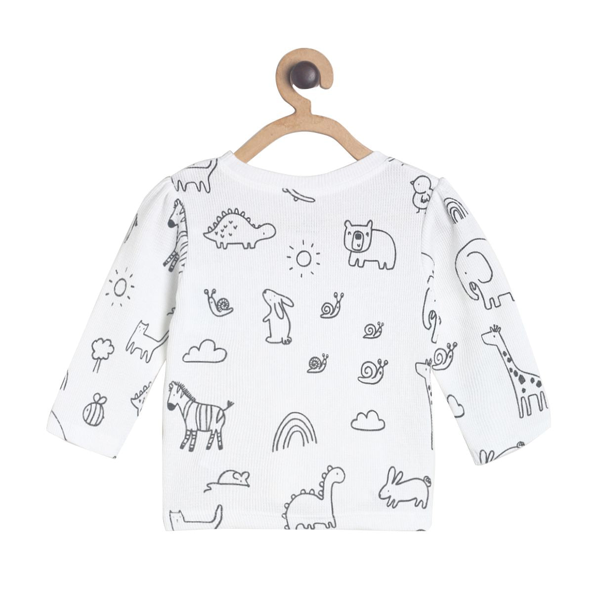 Pack of 2 top and legging set - white for 0-3 Months