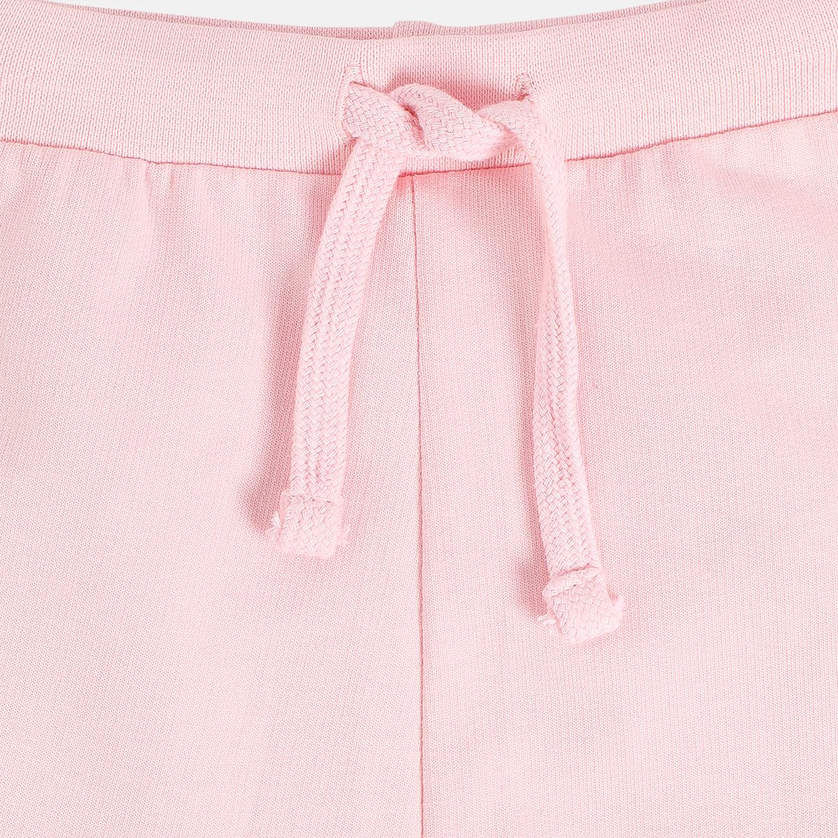 Girls Cotton Solid Joggers - Pink