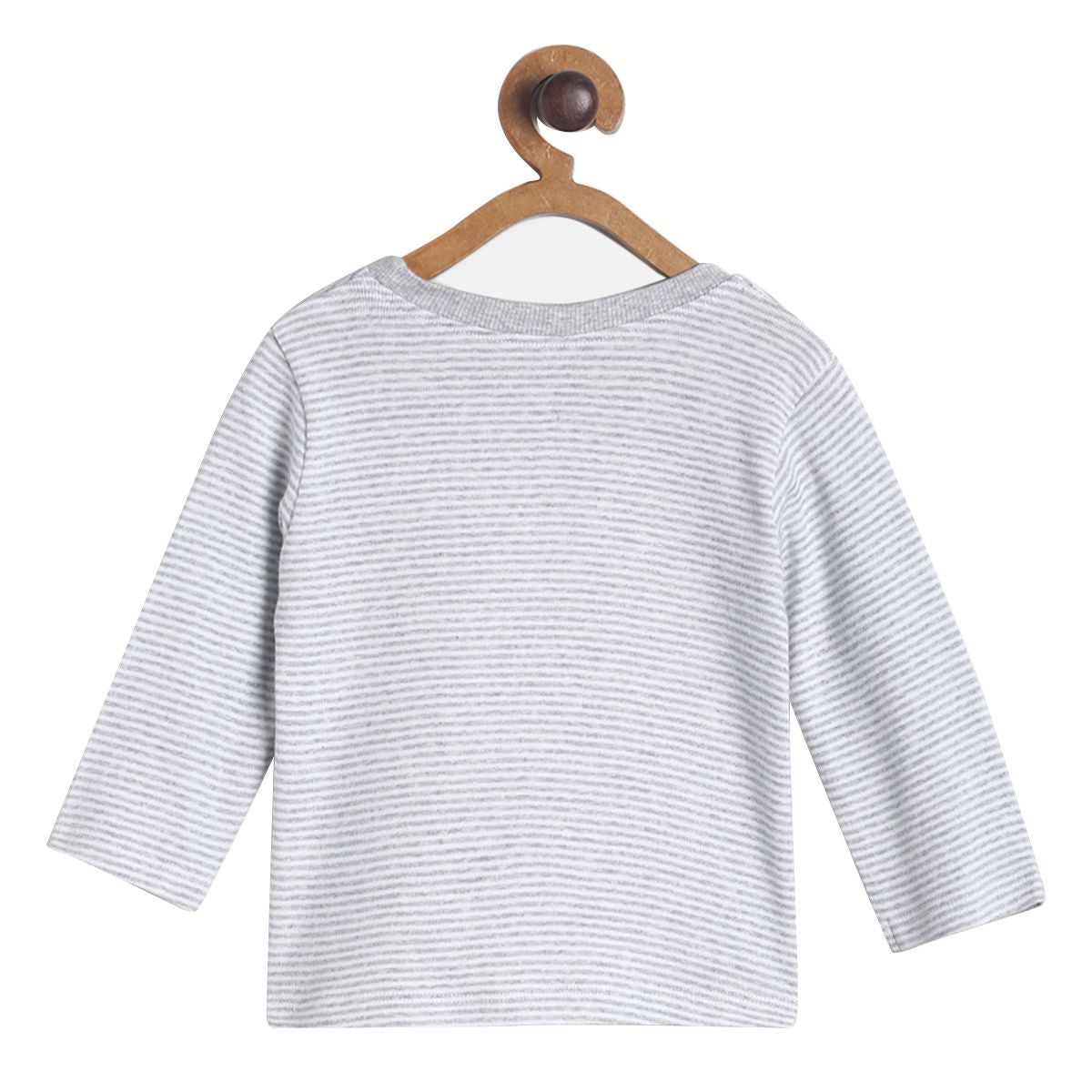 Pack of 2 t-shirt and bottom set - grey for 0-3 Months