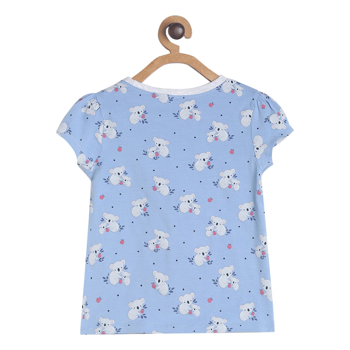 Pack of 2 top and bottom set - blue for 3-6 Months