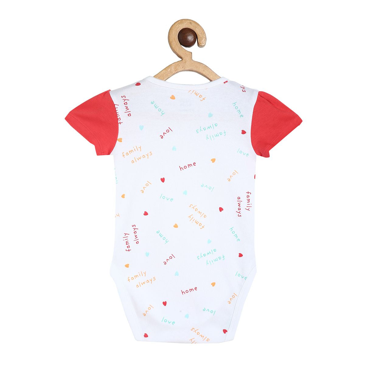 Girls Multicolor Pack Of 3 Body Suit