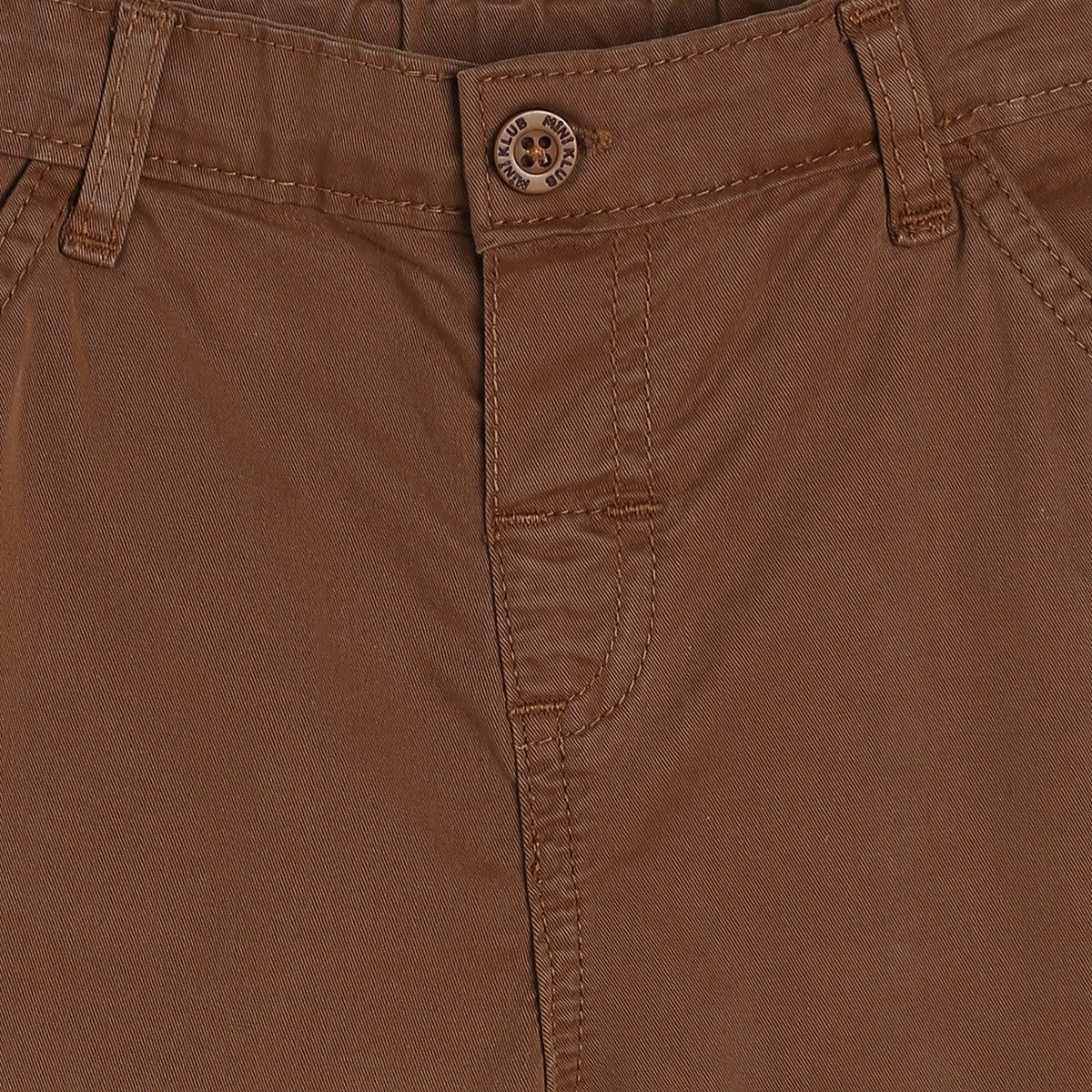 Boys Brown Pack Of 1 Woven Pant