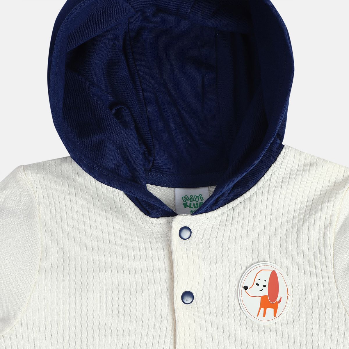 Boys Cotton Full Sleeves Solid Sweatshirt - White