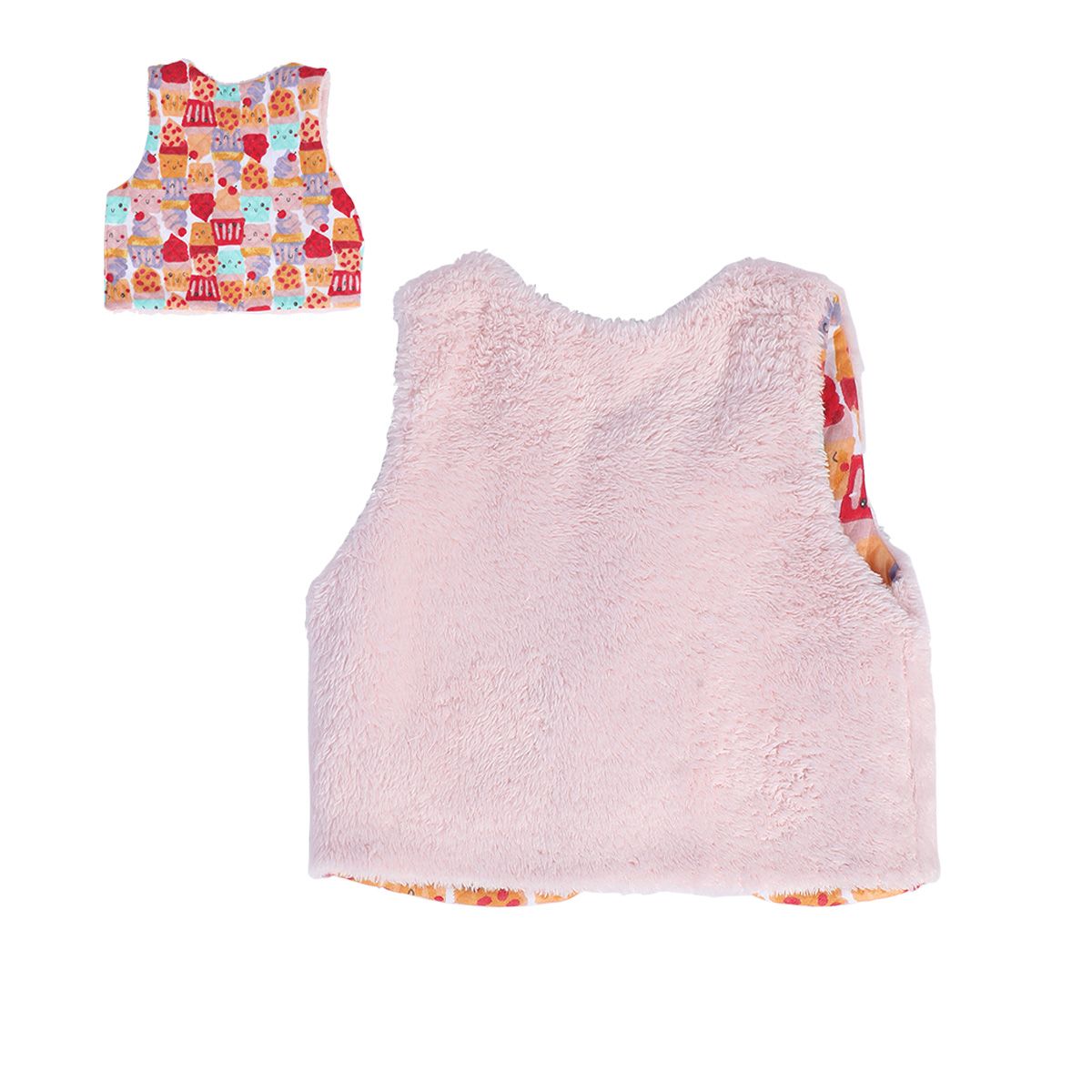 Girls Pink Pack Of 1 Gilet