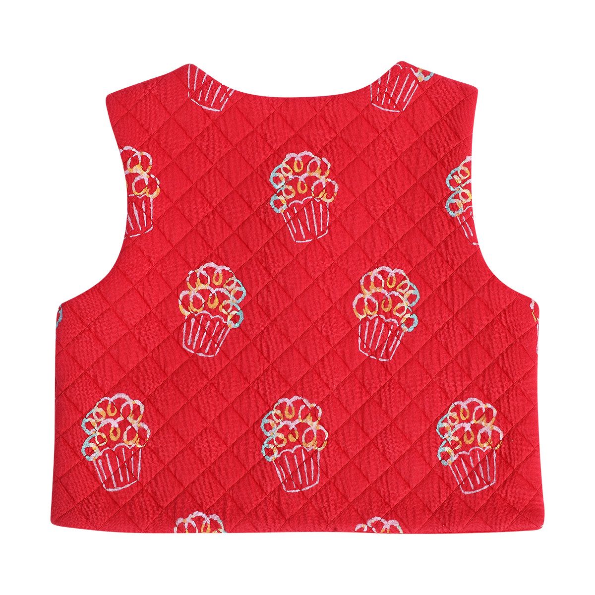 Girls Red Gillet