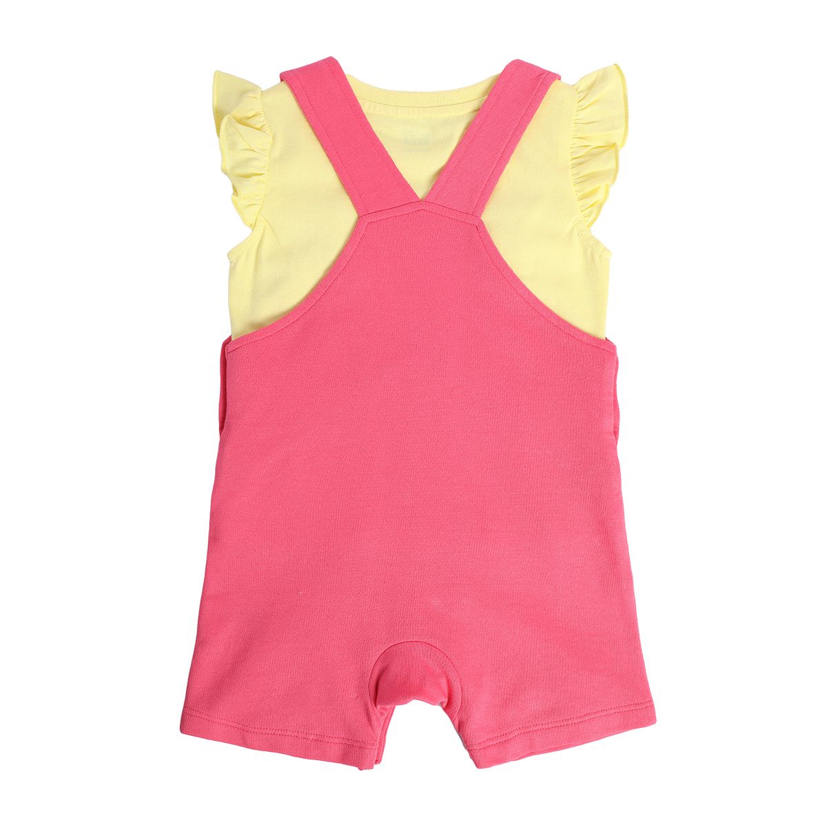 Girls Multicolor Pack Of 2 Dungaree Set