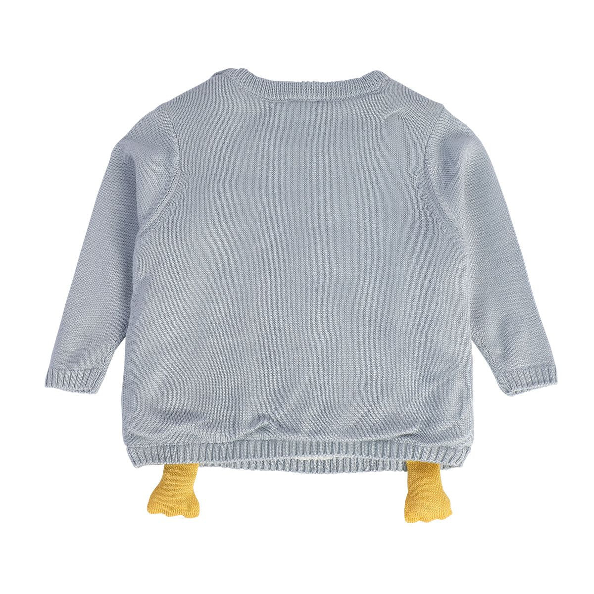 Girls Grey Pack Of 1 Sweater