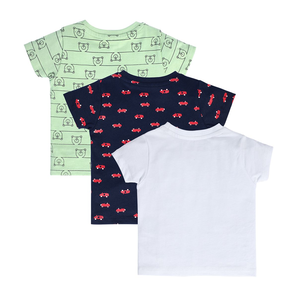Boys Multicolor Pack Of 3 T-Shirt