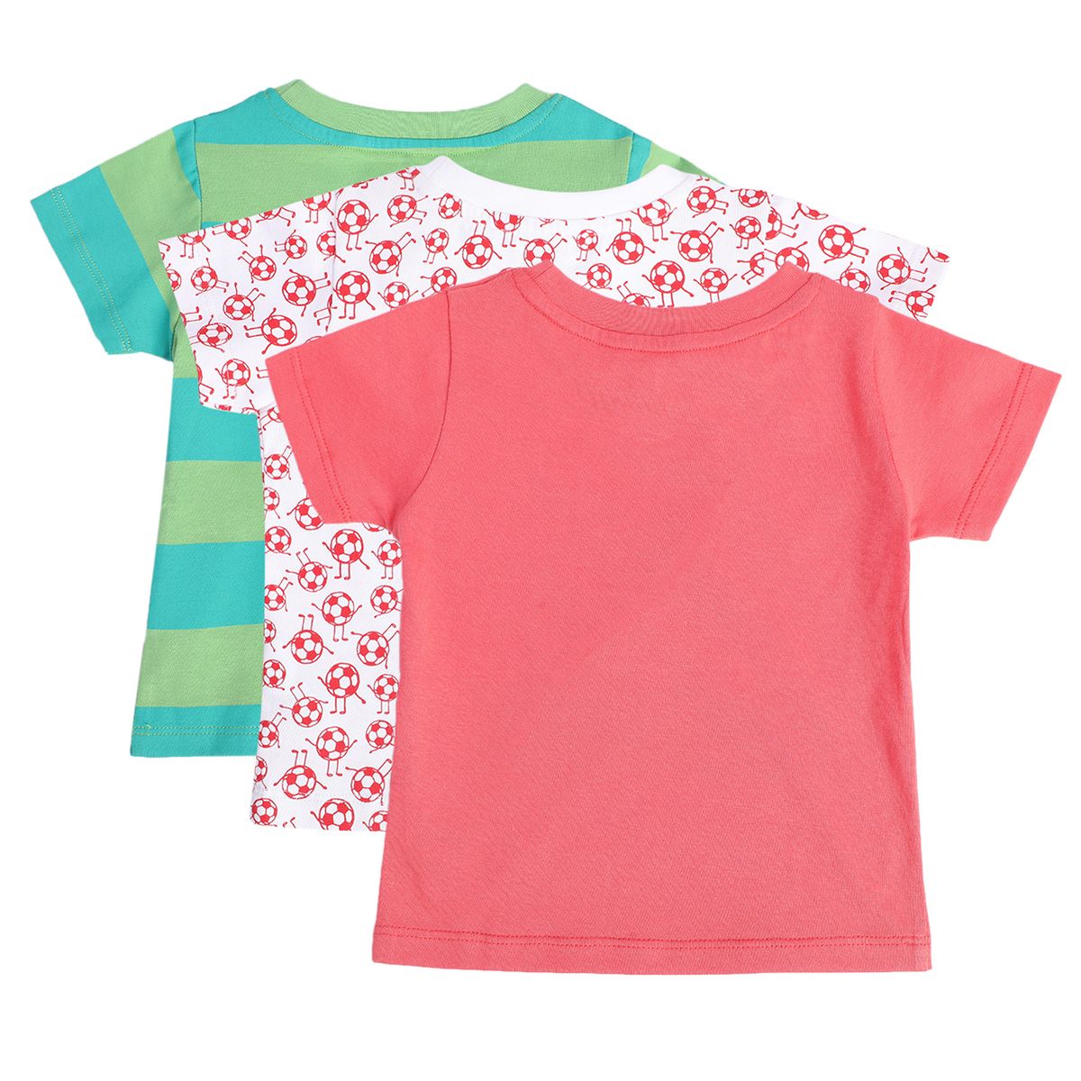 Boys Multicolor Pack Of 3 T-Shirt