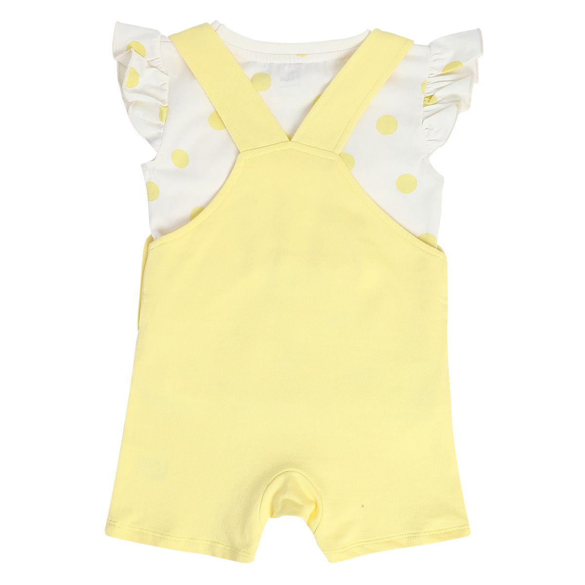 Girls Multicolor Pack Of 2 Dungaree Set
