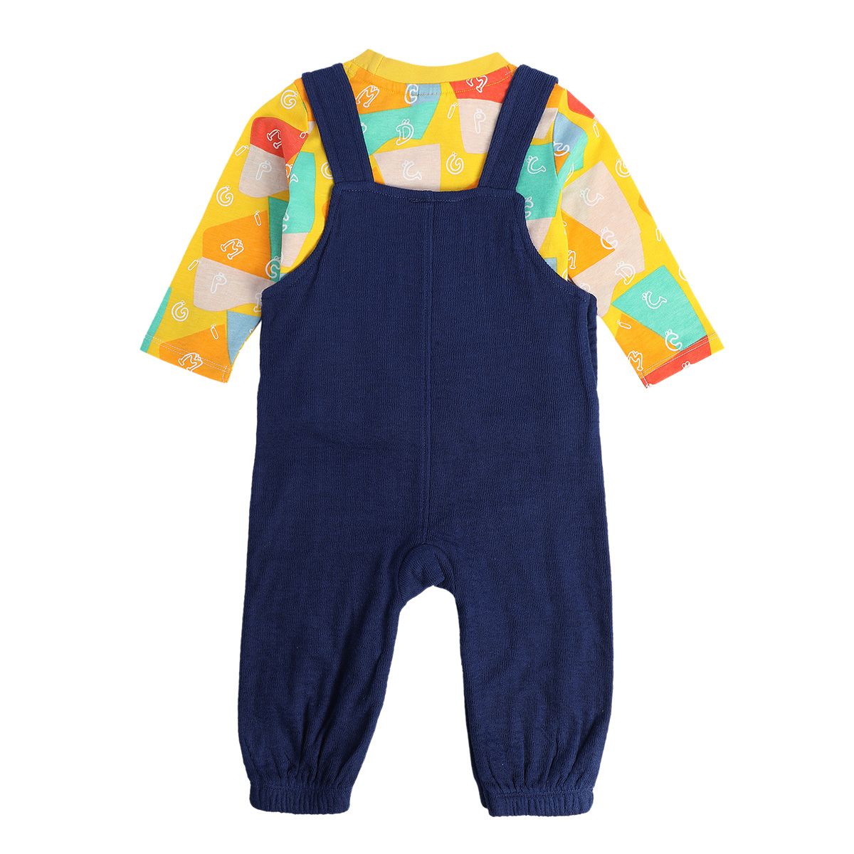 Boys Multicolor Pack Of 2 Dungaree Set