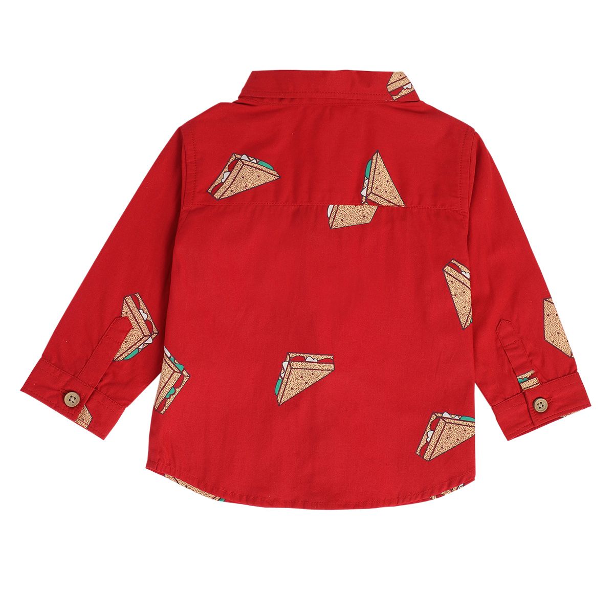 Boys Red Pack Of 1 Shirt