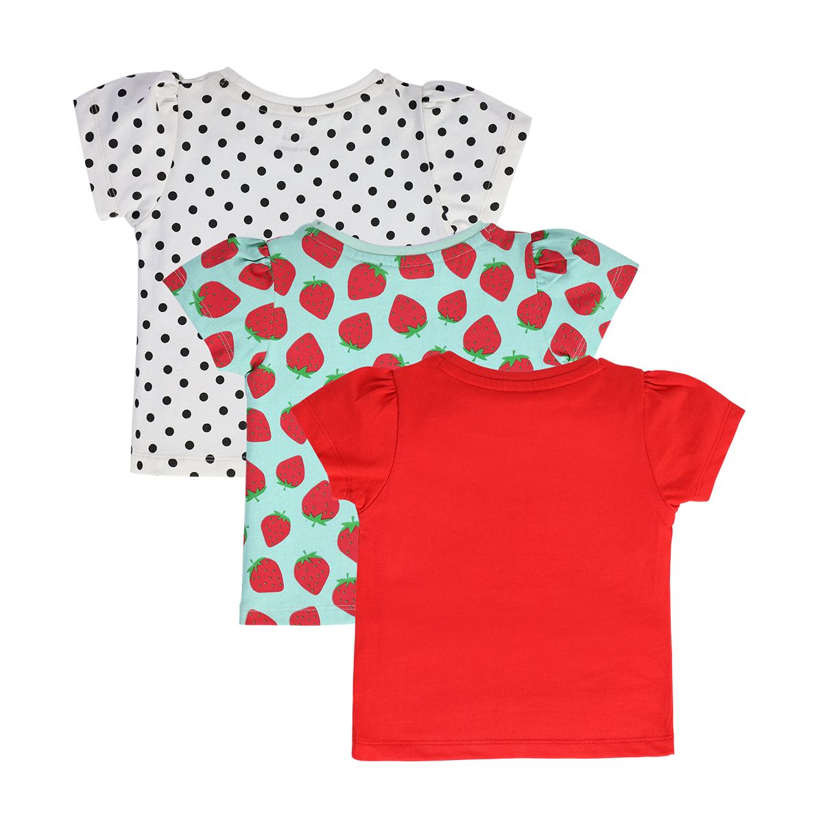 Girls Multicolor Pack Of 3 Knit Top