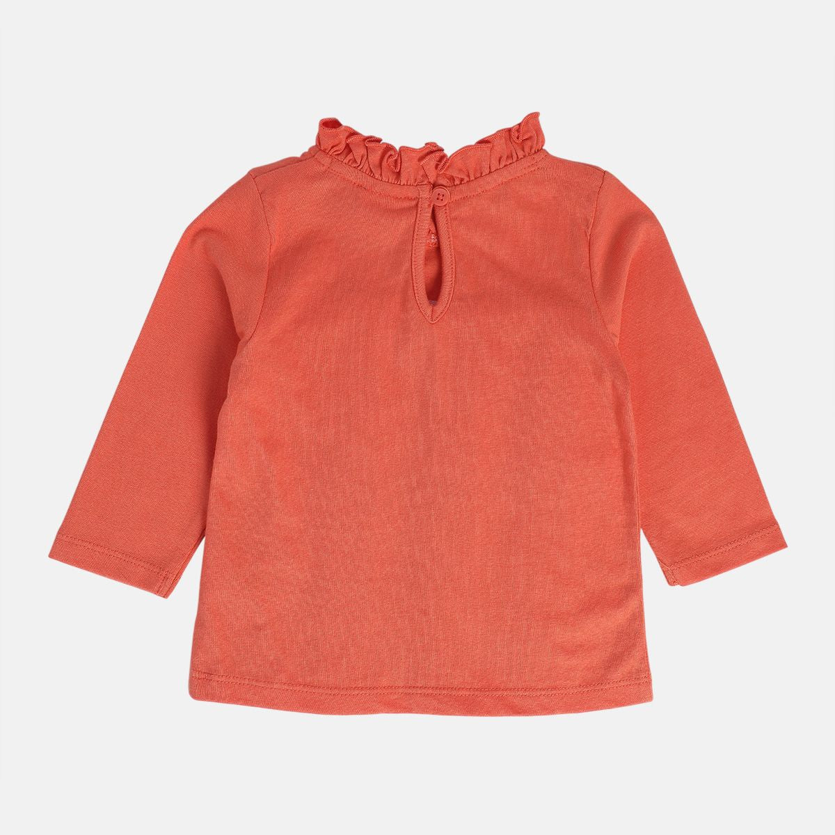 Girls Orange Pack Of 1 Knit Top