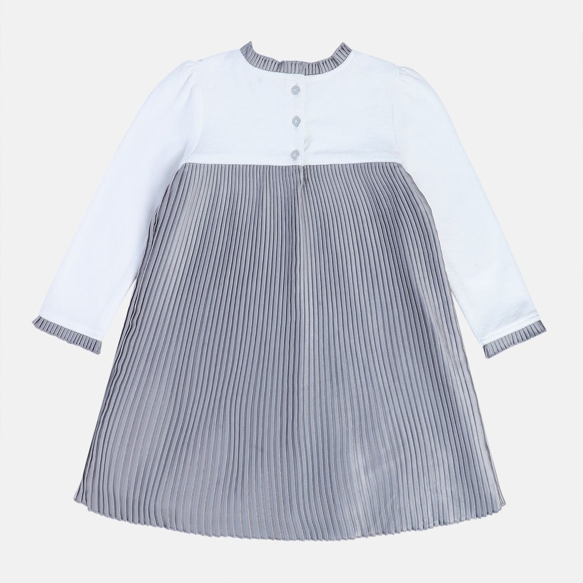 Girls Silver Pack Of 1 Dress