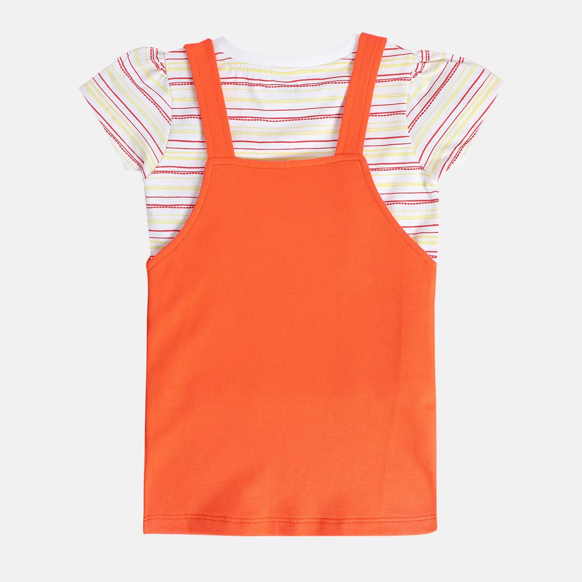 Girls Multicolor Pack Of 2 Pinny Set