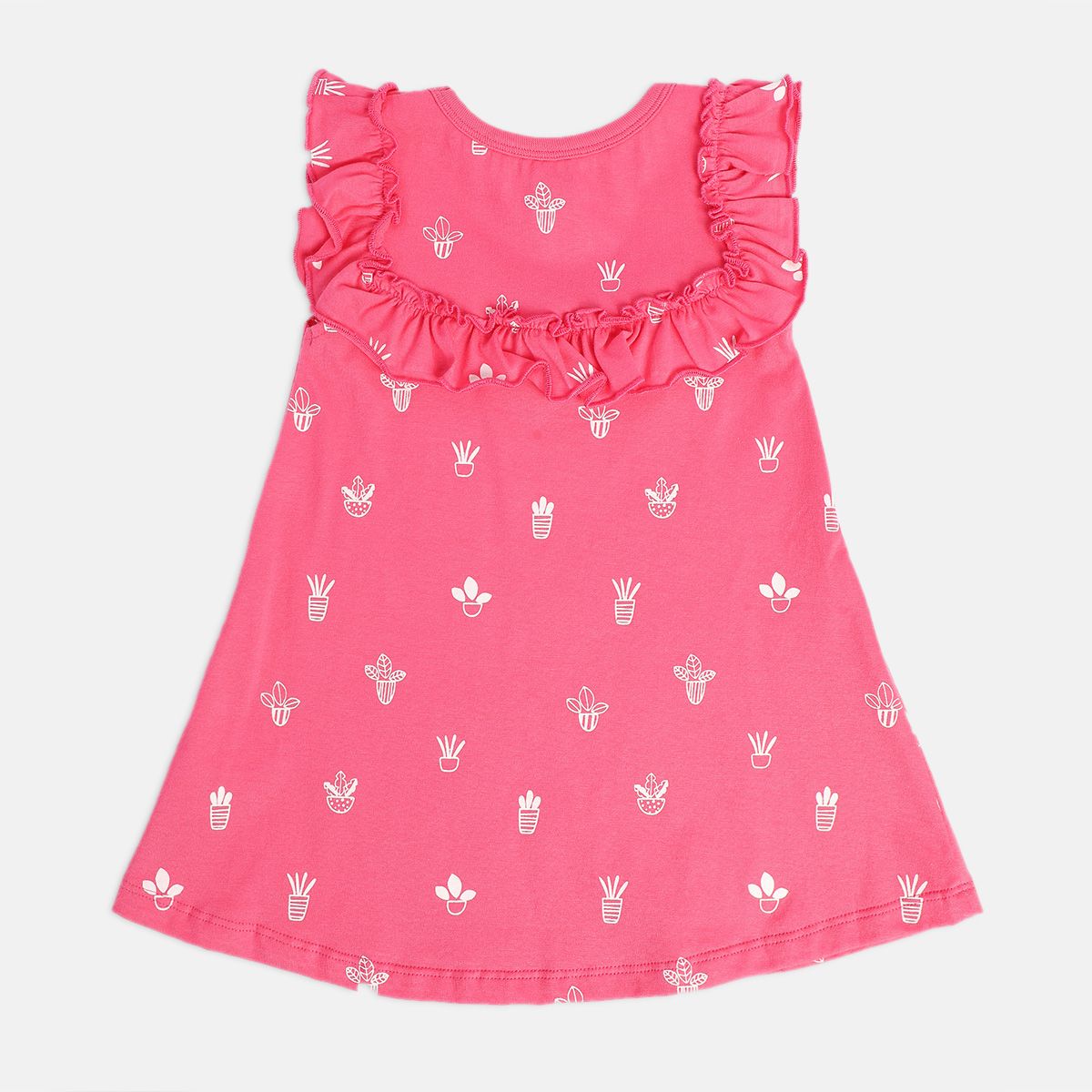 Girls Pink Pack Of 1 Dress
