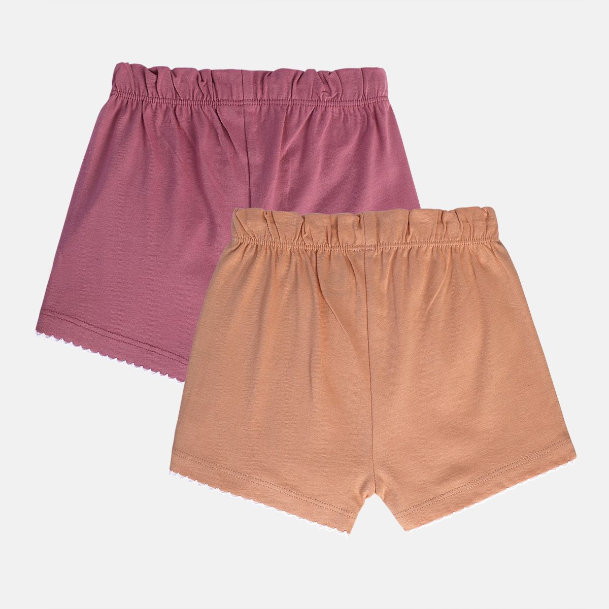 Girls Multicolor Pack Of 2 Shorts