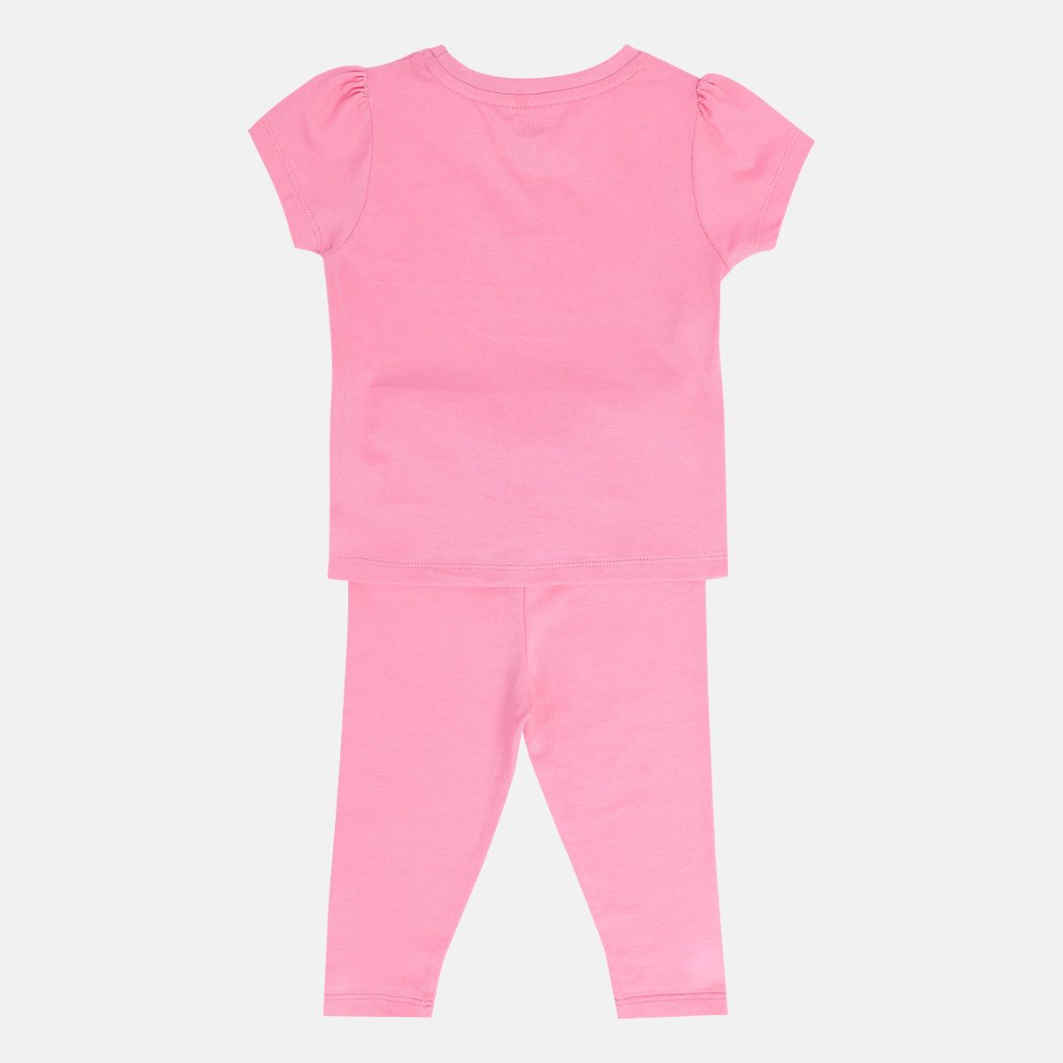 Girls Pink Pack Of 2 Top And Bottom