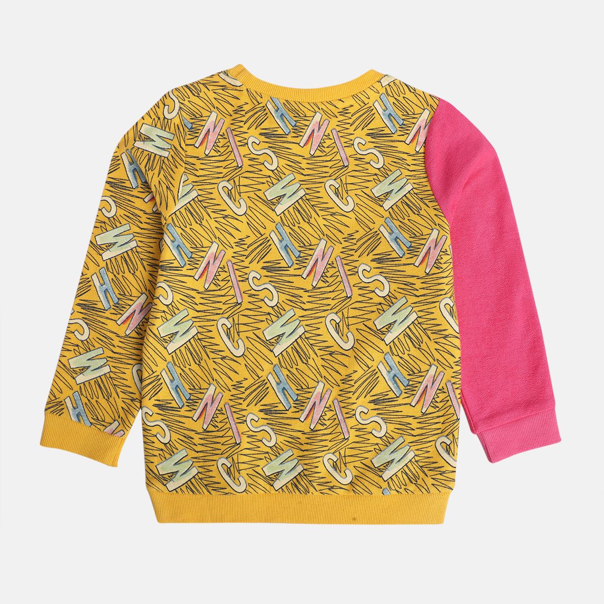 Girls Yellow Sweat Shirt